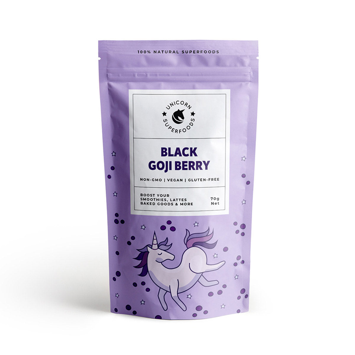 black goji berry powder