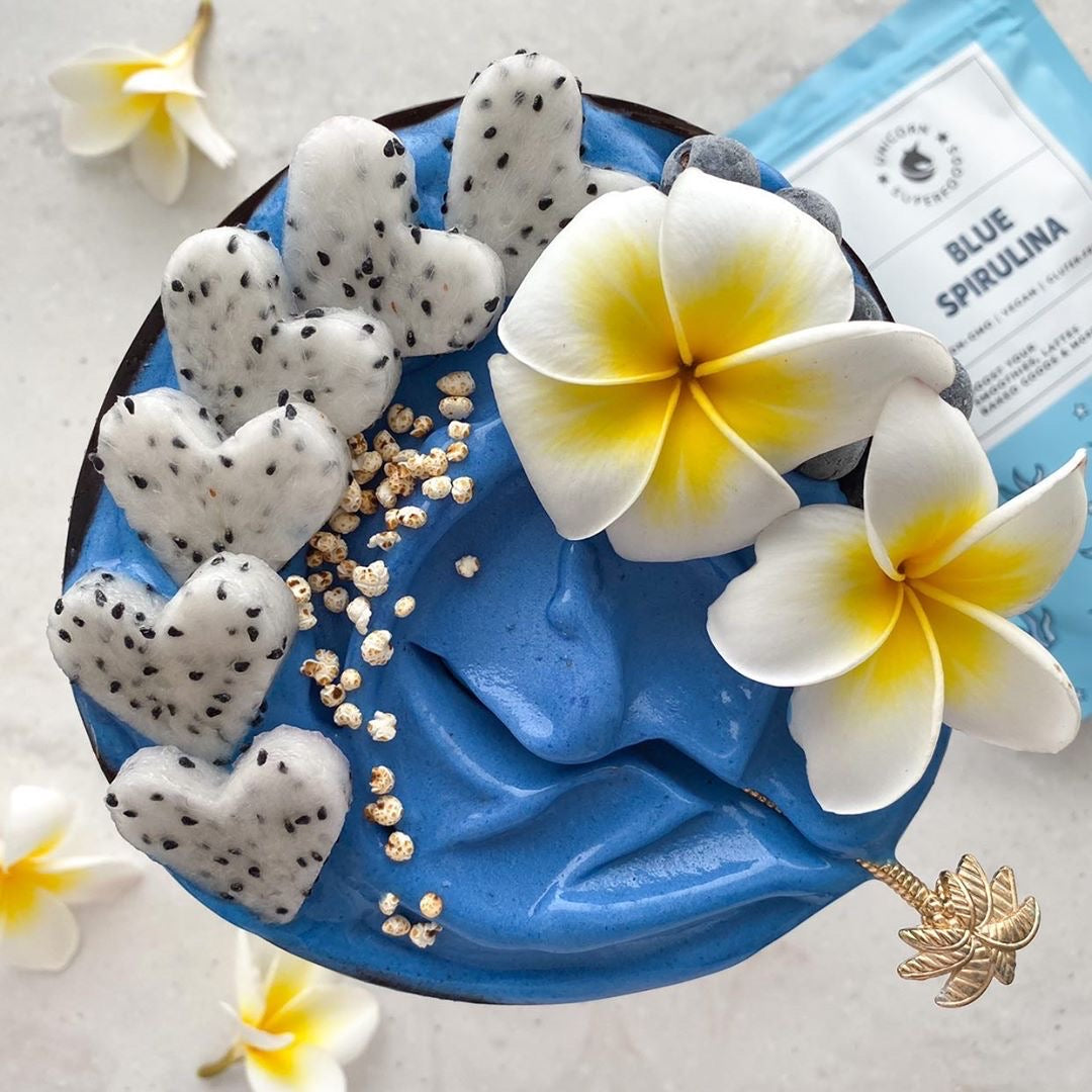 blue spirulina smoothie