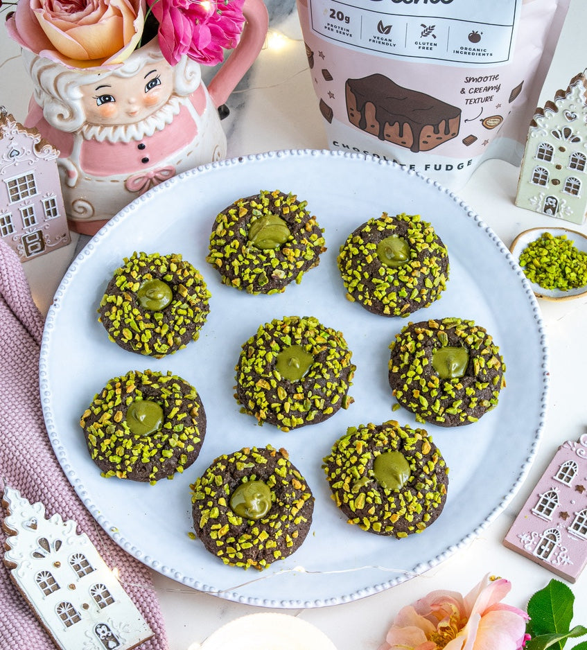 chocolate pistachio cookies