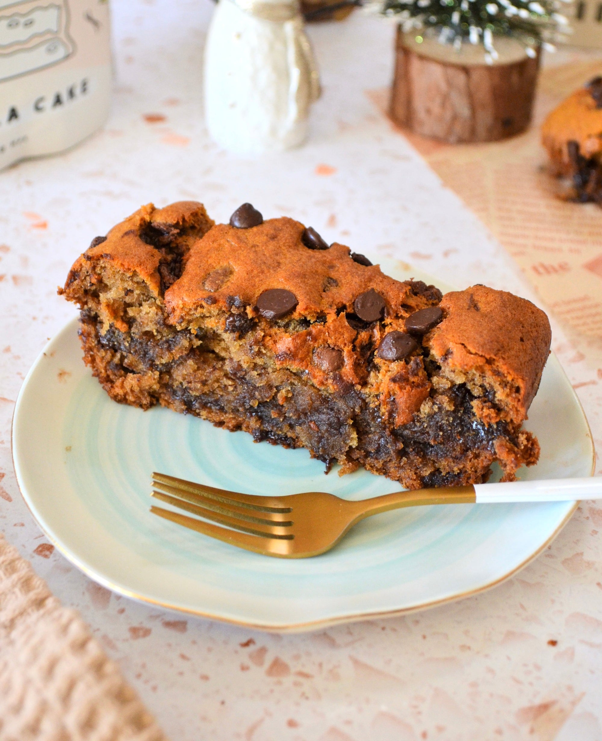 Espresso Protein Choc Chip Banana Bread