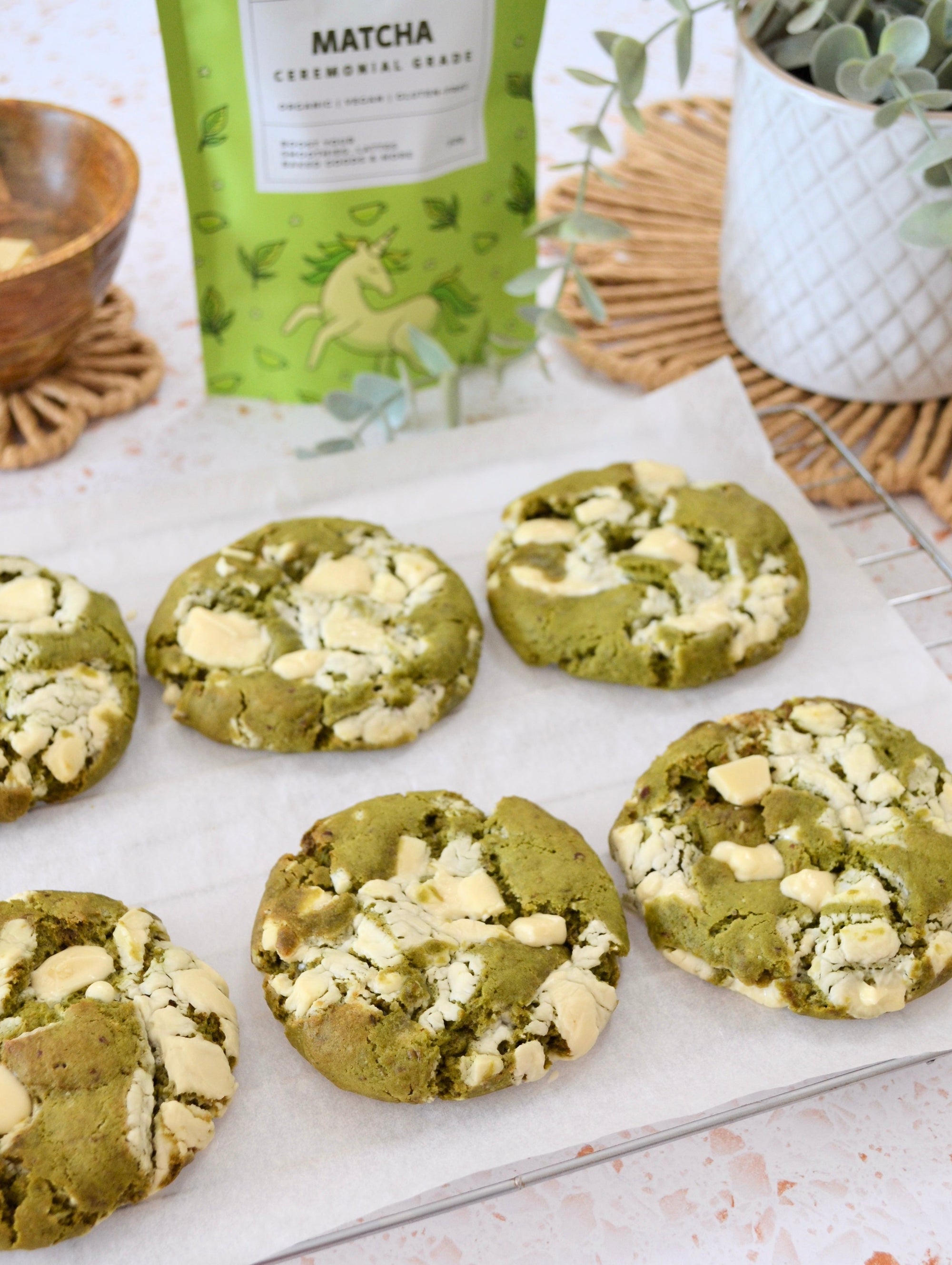 matcha cookies