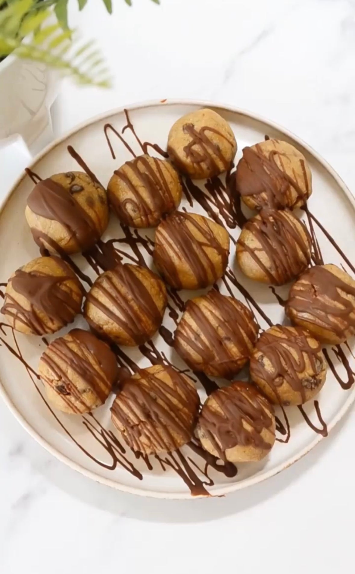 No Bake Cookie Dough Protein Bites