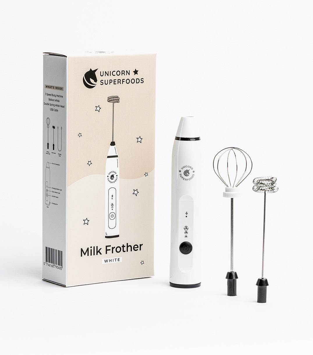 SpeedWhisk Hand Held Milk Frother, 4 Ounce