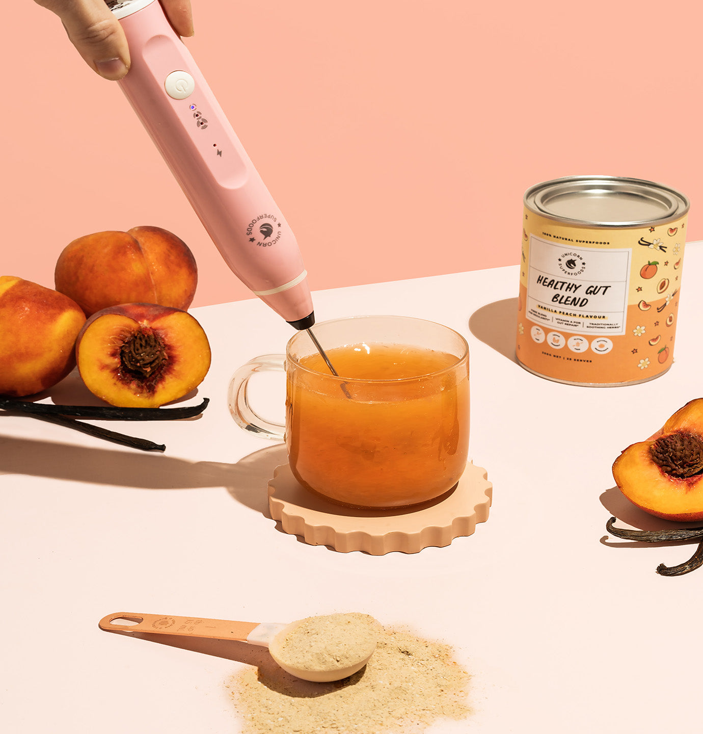Peach Street Handheld Milk Frother Review - The Perfect Froth in