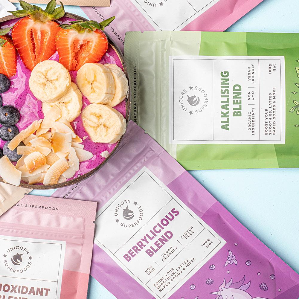 healthy fruity superfood smoothie